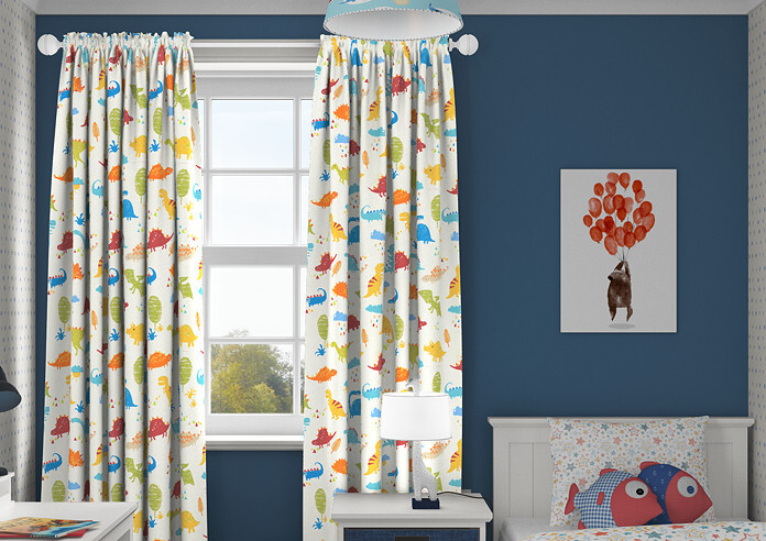 Dino, Paintbox - Made to Measure Curtains - Image 3